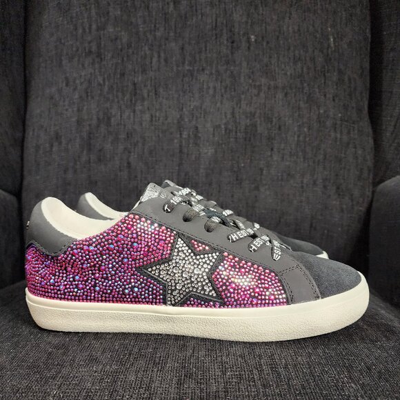 Vintage Havana Shoes - Vintage Havana Bamba Wild Black & Pink Sneakers - Woman's Size 8